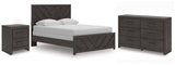 Prendonea Queen Panel Bed, Dresser and Nightstand - B3789B9