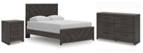 Prendonea Queen Panel Bed, Dresser and Nightstand - B3789B9