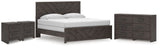 Prendonea King Panel Bed, Dresser and 2 Nightstands - B3789B13
