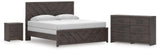 Prendonea King Panel Bed, Dresser and Nightstand - B3789B16