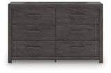 Prendonea King Panel Bed, Dresser and Nightstand - B3789B16