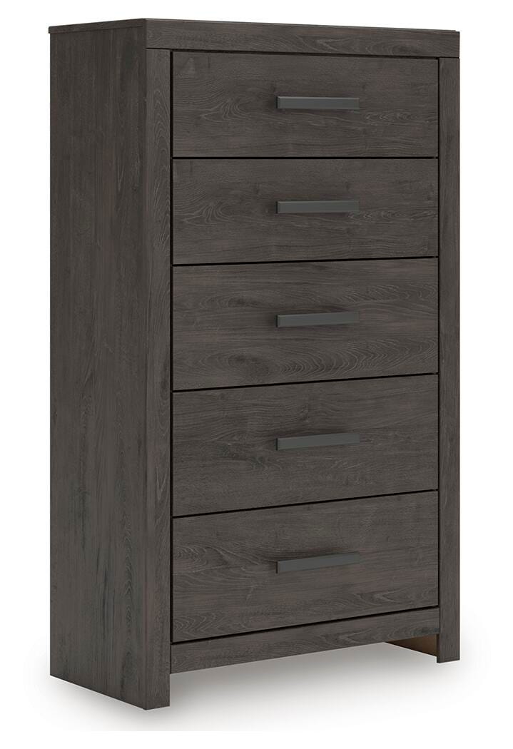 Prendonea Full Panel Bed, Dresser, Mirror, Chest and Nightstand - B3789B12
