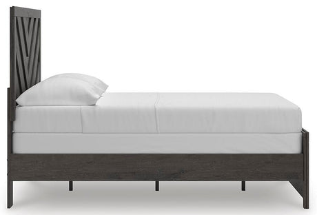 Prendonea Full Panel Bed, Dresser and Mirror - B3789B6