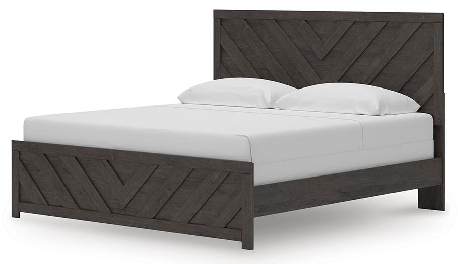 Prendonea King Panel Bed, Dresser and Nightstand - B3789B16