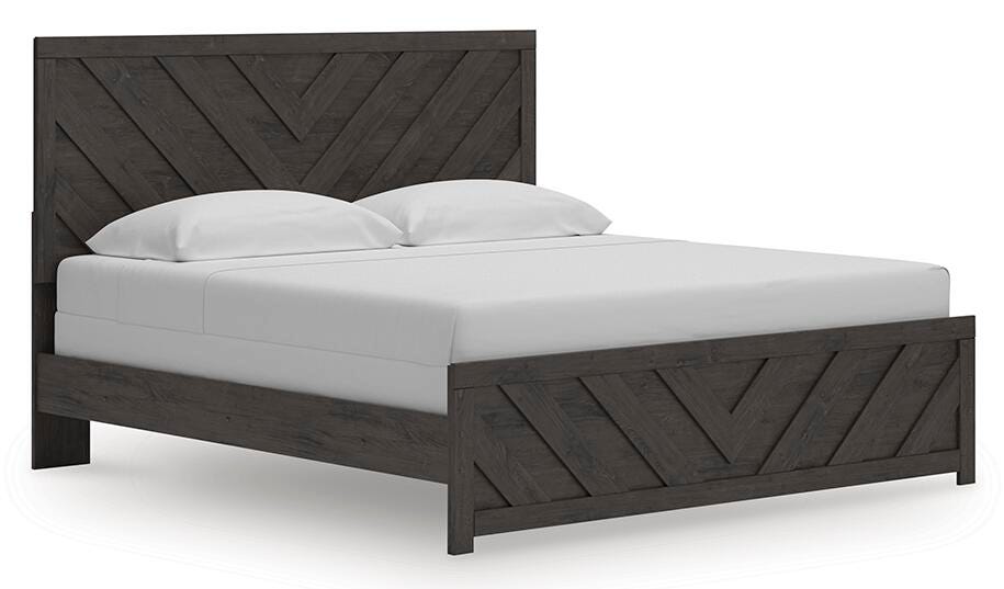 Prendonea King Panel Bed, Dresser and Nightstand - B3789B16