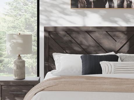 Prendonea King Panel Bed, Dresser, Mirror and Nightstand - B3789B11