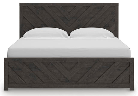 Prendonea King Panel Bed, Dresser and Nightstand - B3789B16