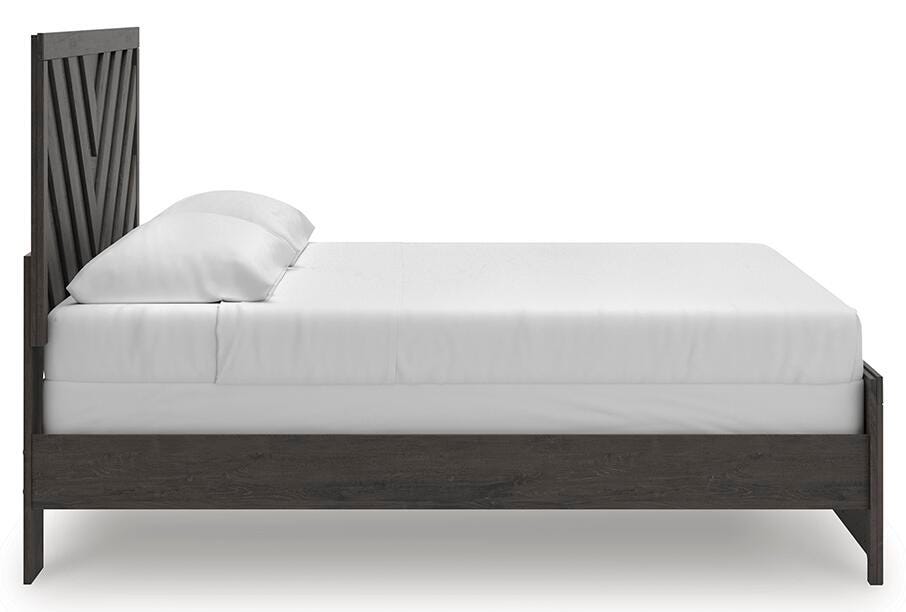 Prendonea King Panel Bed and 2 Nightstands - B3789B14