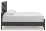 Prendonea King Panel Bed and 2 Nightstands - B3789B14