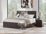 Prendonea King Panel Bed and 2 Nightstands - B3789B14
