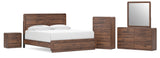 Fortlorn Queen Panel Bed, Dresser, Mirror, 2 Chests and 2 Nightstands - PCB386B12