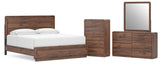 Fortlorn King Panel Bed, Dresser, Mirror and Chest - B386B15
