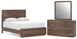 Fortlorn Queen Panel Bed, Dresser and Mirror - PCB386B3