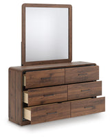 Fortlorn Queen Panel Bed, Dresser, Mirror and Nightstand - PCB386B7