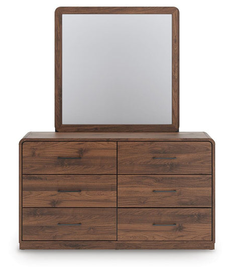 Fortlorn King Panel Bed, Dresser, Mirror and Nightstand - PCB386B14