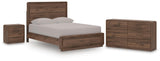 Fortlorn Queen Panel Bed, Dresser and Nightstand - PCB386B6