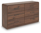 Fortlorn Queen Panel Bed and Dresser - PCB386B11