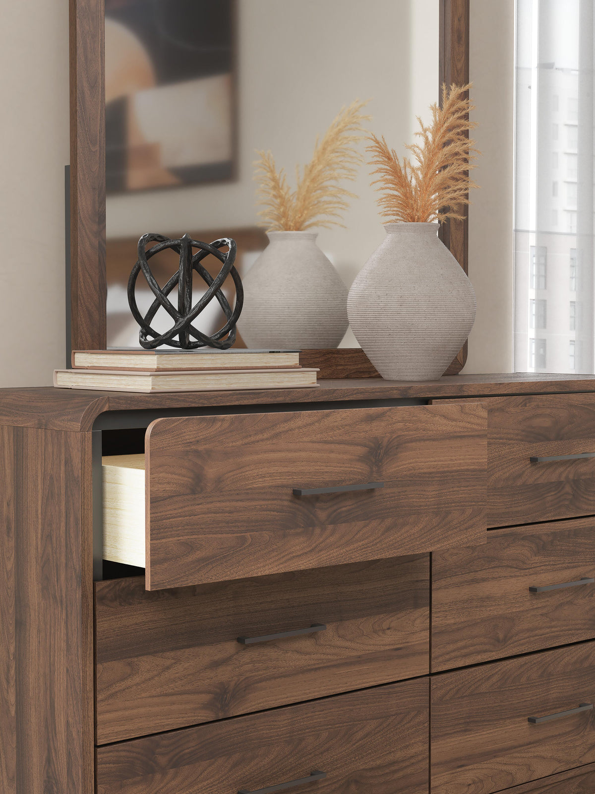Fortlorn King Panel Bed, Dresser and Nightstand - PCB386B8
