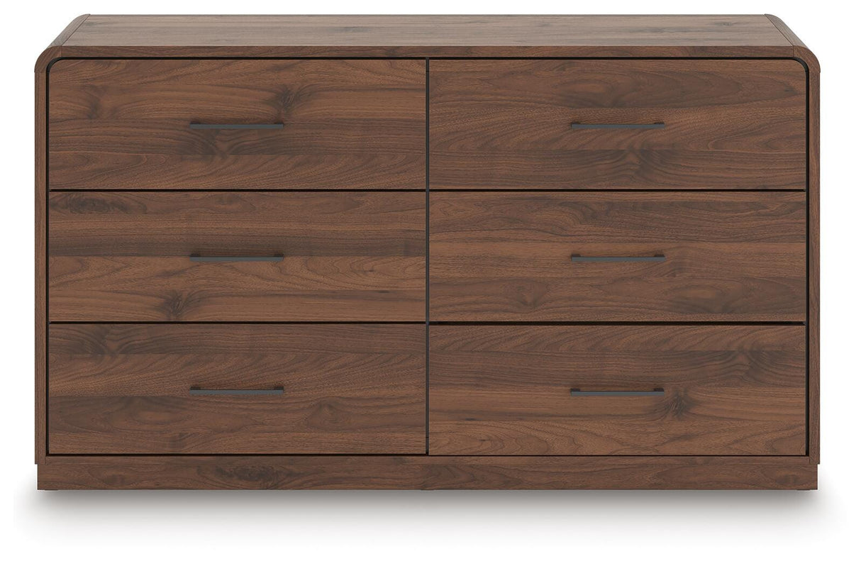 Fortlorn King Panel Bed, Dresser and 2 Nightstands - PCB386B13