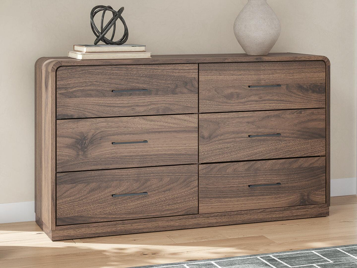 Fortlorn King Panel Bed, Dresser and Nightstand - PCB386B8