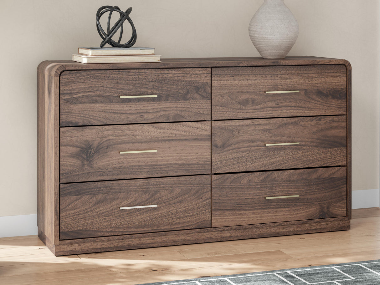 Fortlorn Queen Panel Bed, Dresser, Chest and 2 Nightstands - PCB386B10