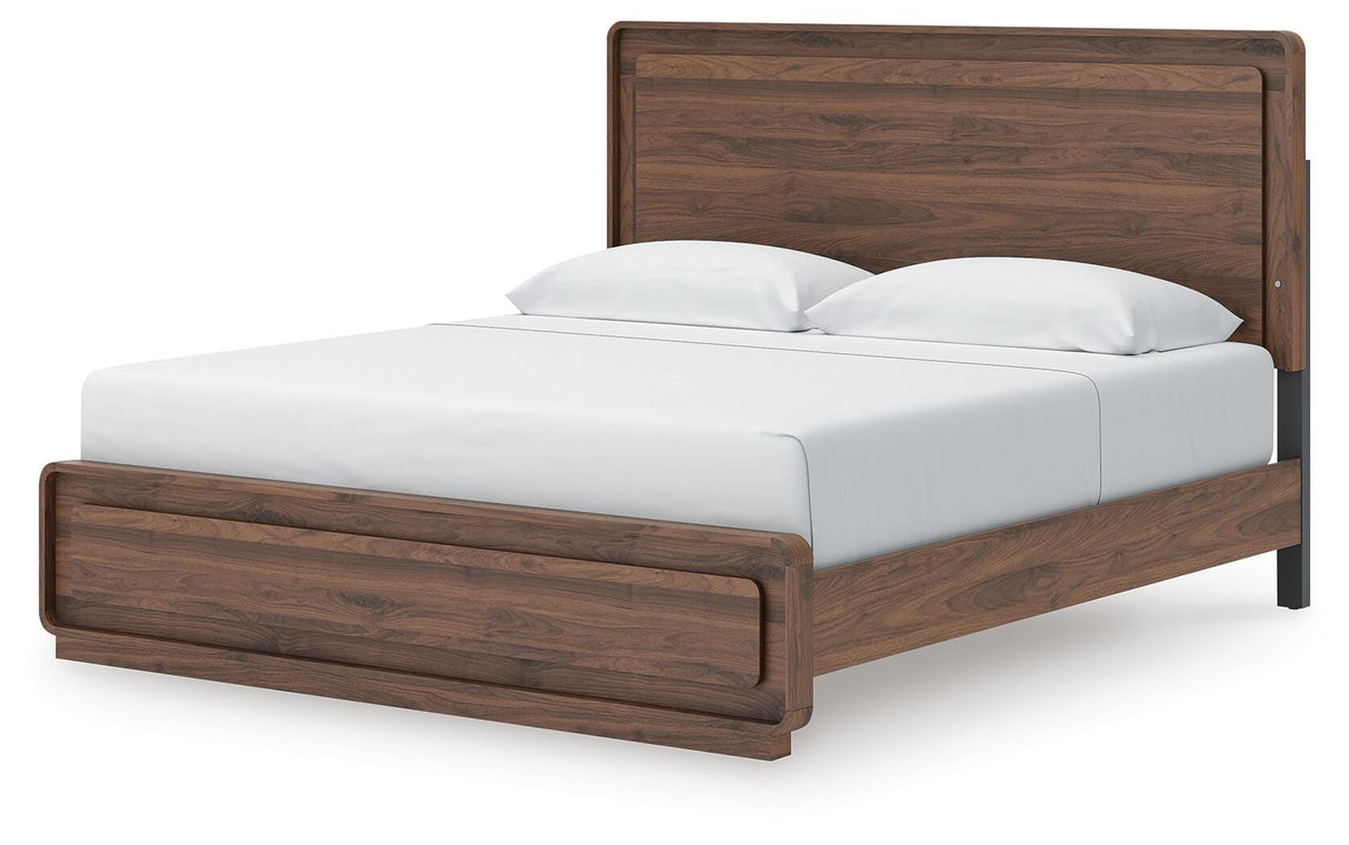 Fortlorn King Panel Bed, Dresser and 2 Nightstands - PCB386B13