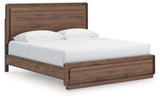Fortlorn King Panel Bed and 2 Nightstands - PCB386B9
