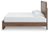 Fortlorn King Panel Bed, Dresser and 2 Nightstands - PCB386B13