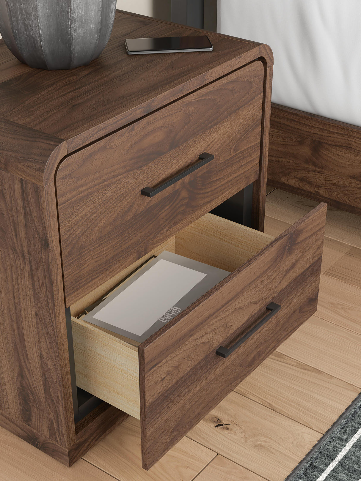 Fortlorn Queen Panel Bed, Dresser, Mirror and Nightstand - PCB386B7