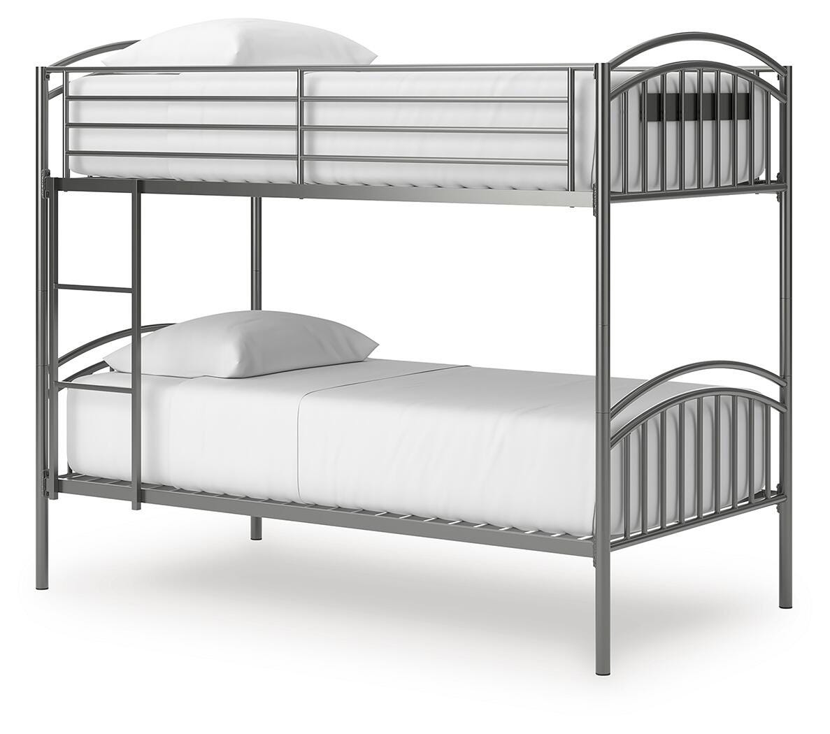 Lanceburg Twin over Twin Bunk Bed and 2 Mattresses - PCB400B1