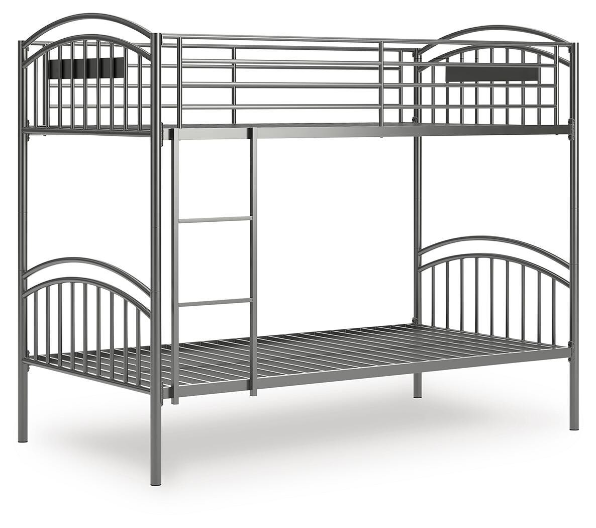 Lanceburg Twin over Twin Bunk Bed with Ladder - PCB400-59
