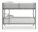 Lanceburg Twin over Twin Bunk Bed with Ladder - PCB400-59