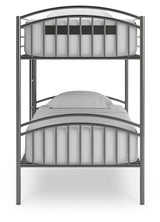 Lanceburg Twin over Twin Bunk Bed with Ladder - PCB400-59