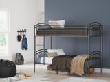 Lanceburg Twin over Twin Bunk Bed and 2 Mattresses - PCB400B1