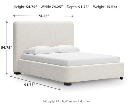 Brintstreet Queen Upholstered Bed - PCB401-81