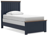 Landocken Twin Panel Bed, Chest and Nightstand - B414B19