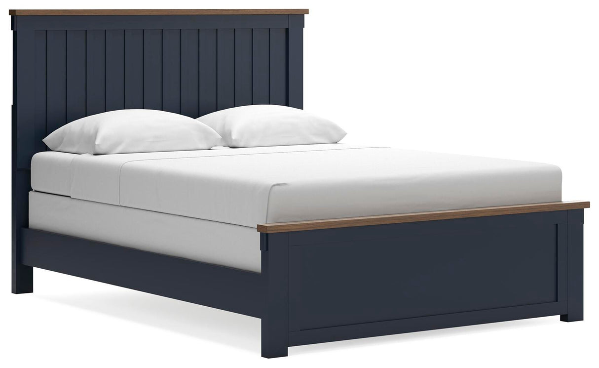 Landocken Queen Panel Bed, Dresser and Mirror - B414B11