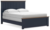 Landocken Queen Panel Bed, Dresser and Mirror - B414B11