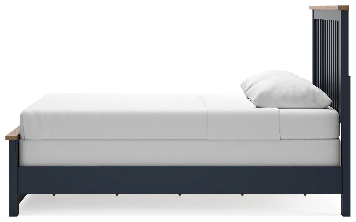 Landocken Queen Panel Bed, Dresser and Mirror - B414B11