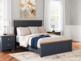 Landocken Queen Panel Bed, Dresser and Mirror - B414B11