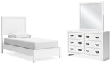 Binterglen Twin Panel Bed, Dresser and Mirror - B427B3