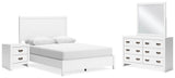 Binterglen Queen Panel Bed, Dresser, Mirror and Nightstand - B427B14