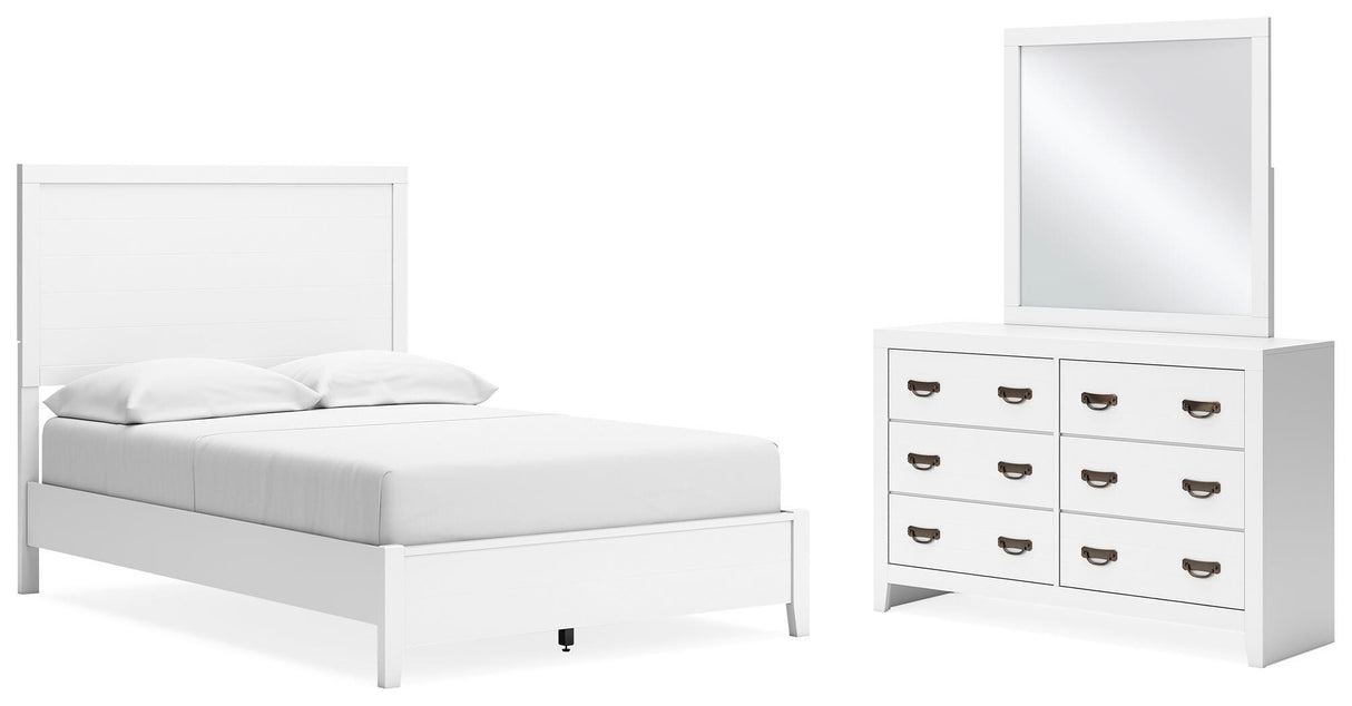 Binterglen Full Panel Bed, Dresser and Mirror - B427B5