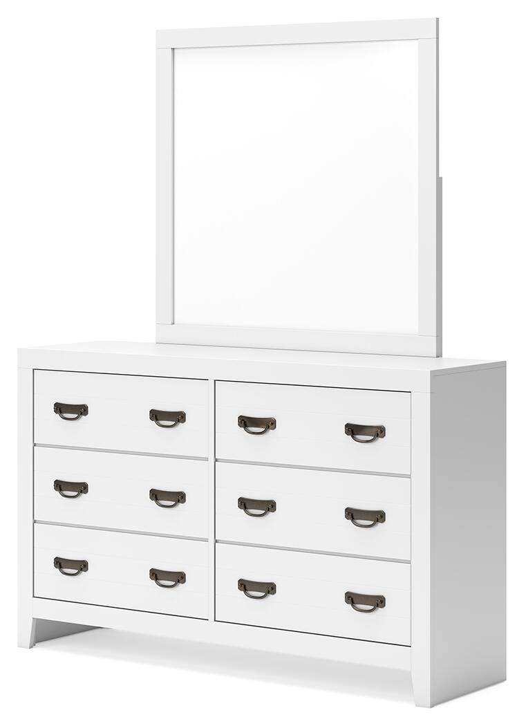 Binterglen King Panel Bed, Dresser, Mirror and Nightstand - B427B16