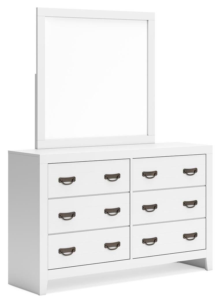 Binterglen King Panel Bed, Dresser, Mirror and Nightstand - B427B16