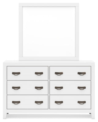 Binterglen King Panel Bed, Dresser and Mirror - B427B12