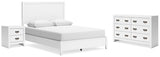 Binterglen Queen Panel Bed, Dresser and Nightstand - B427B10
