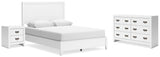 Binterglen Queen Panel Bed, Dresser and Nightstand - B427B10