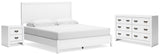 Binterglen King Panel Bed, Dresser and Nightstand - B427B11