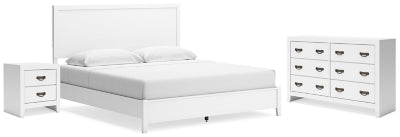 Binterglen King Panel Bed, Dresser and Nightstand - B427B11